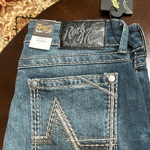 Rock 47 denim by wranglers Slim boot size 32 x 32 brand new with tags boot cut